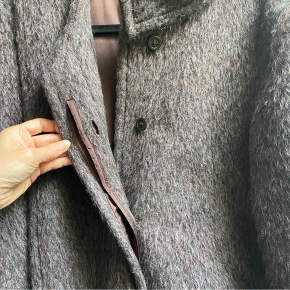 Vintage Surrey Classics Canada Mohair scarf A line trench jacket coat  Sz M/ L - Picture 8 of 17